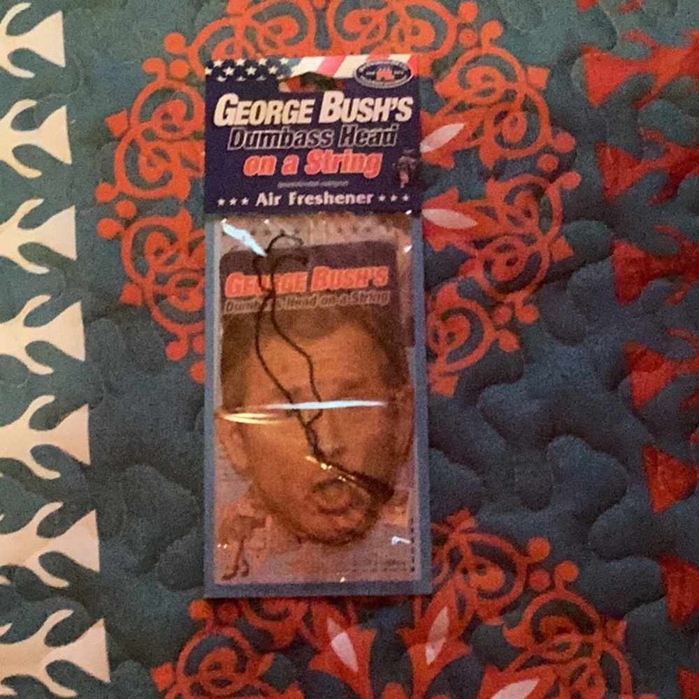 Vintage George Bush air freshener